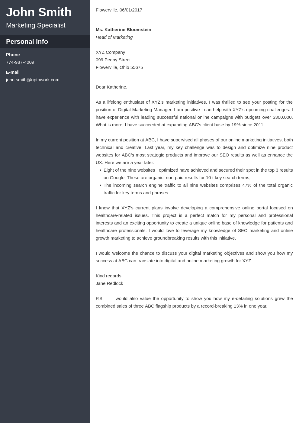 Cover Letter Builder Online Get A Cover Letter In 10 Minutes Free Trial 